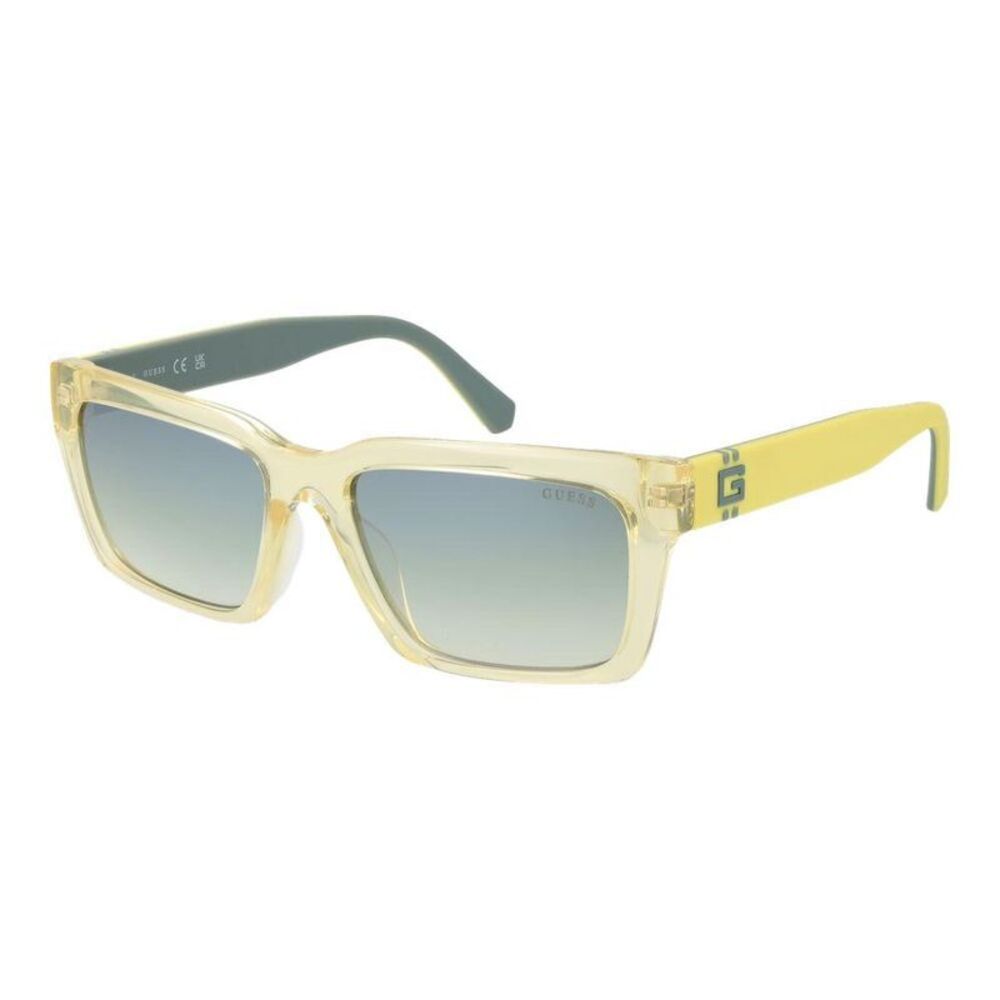 Guess Stainless Steel Sunglasses with UV Protection Men Yellow